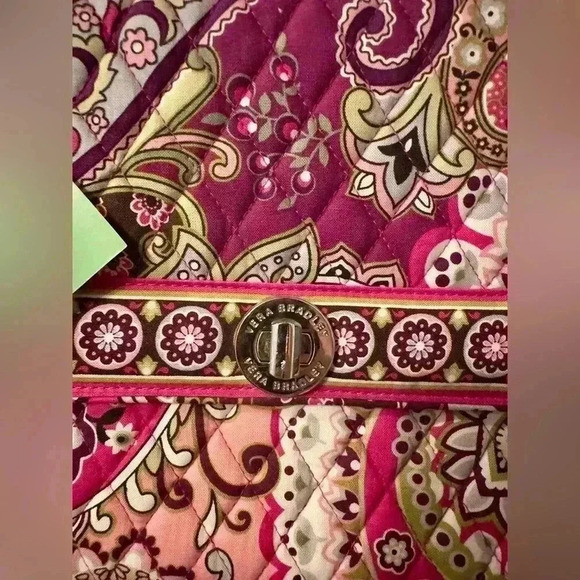 Vera Bradley Very Berry Paisley Julia Bag - Picture 5 of 8